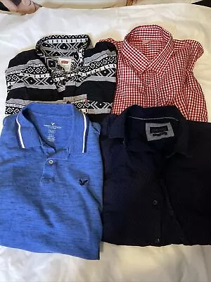 Men’s Nice Brand Name Dress Shirts Lot Size Medium Business Casual • $15