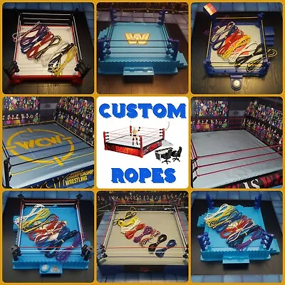 £7.50 • Buy Replacement Ropes For WWE Wrestling Figure Rings Retro ASR Hasbro Mattel *Read*