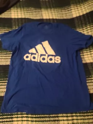 Adidas T Shirt - XL - Perfect Condition - Royal Blue - Amplifier Tee • $7.99