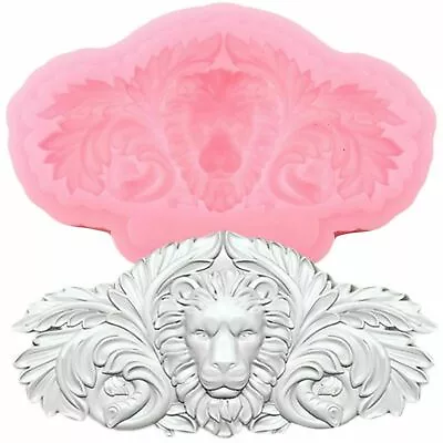 £2.39 • Buy Lion Relief Silicone Fondant Mould Cake Decorating Topper Baking Baroque Mold 3D