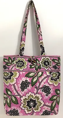 Vera Bradley Priscilla Pink Toggle Tote Shoulder Bag VGUC • $8.99