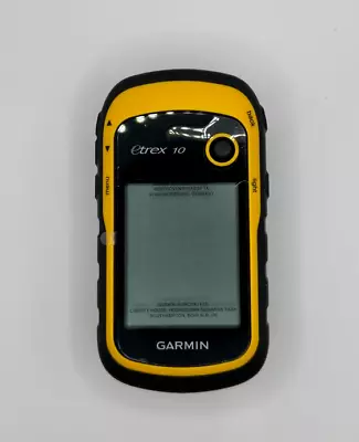 Garmin ETrex 10 Handheld GPS Receiver Monochrome Display Navigator Tracker • $79.99