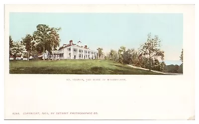 Mt. Vernon Home Of Washington Vtg Postcard C1901 Unposted Detroit Photographic • $7.65