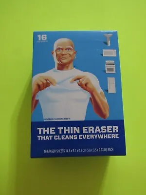 Mr. Clean Magic Eraser Sheets Thin Flexible Disposable Deep Clean White 16 Count • $10.99