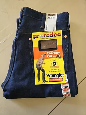 WRANGLER PRO RODEO Original Fit Cowboy Cut Denim Jeans Men's NEW 31x36 • $15
