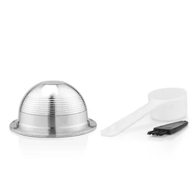 Stainless Steel Coffee Capsules Reusable Filter For Nespresso Vertuo Plus 230ml • $34.27