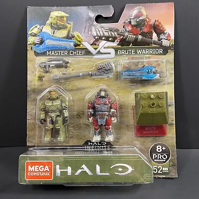 Mega Construx Halo Infinite Master Chief Vs Brute Warrior 2 Figure Pack Banished • $25.62