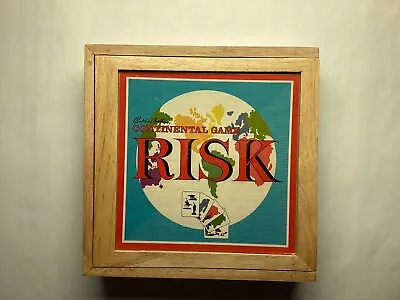 Parker Brothers Risk Nostalgia Series 2003 Continental Board Game In Wooden Box • $19.99