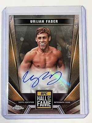 2024 Topps Chrome UFC URIJAH FABER Hall Of Fame Autograph Auto #HFA-UFA  • $19.99