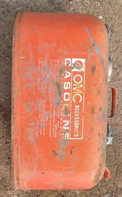 Vintage OMC Metal Outboard Motor Boat Marine 6 Gallon Fuel Gas Tank Can • $85