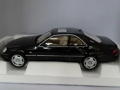 Norev Mercedes Benz CL 600 Coupe C140 1997 Black 1:18 183447 • £175