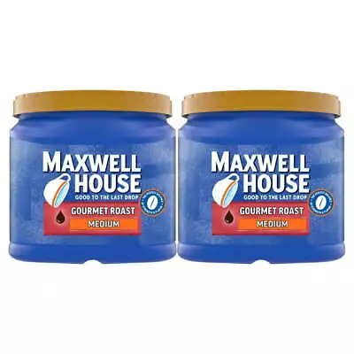 New Maxwell House Gourmet Roast Medium Roast Ground Coffee 25.6 Oz  Pack Of 2 • $18.28
