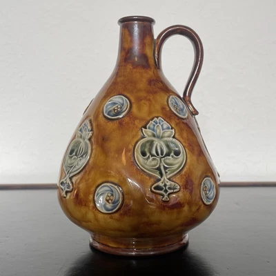£49.99 • Buy Doulton Lambeth Stoneware Jug By Louisa Wakely 1891-1910