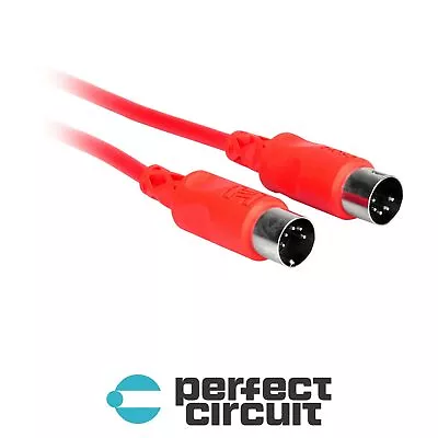 Hosa MID-303RD 5-Pin DIN MIDI CABLE - RED - 3FT - PERFECT CIRCUIT • $7.95