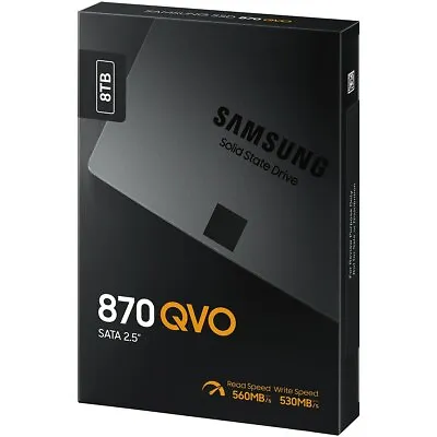 $823 • Buy 8TB Samsung 870 QVO 2.5  SSD SATA Internal Solid State Drive MZ-77Q8T0BW