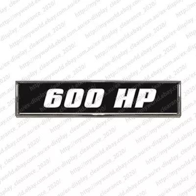 #5151chrome Badge To Suit Kenworth Truck 600 Hp Emblem Dash Interior Exteriors • $37