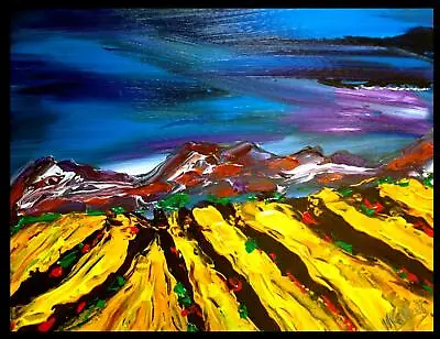 LANDSCAPE   Canvas Painting Mark Kazav Original Oil Painting NoSDFB • $198