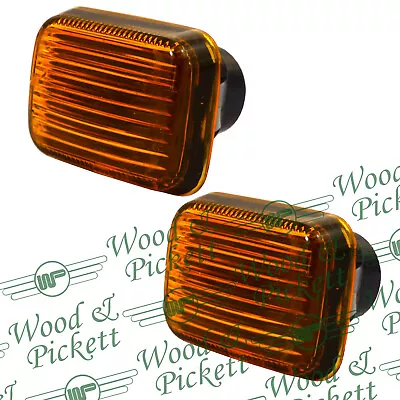 CLASSIC MINI - ORANGE SIDE INDICATOR REPEATER LENS X 2  AHU2592  • $10.85