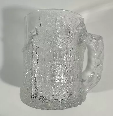 McDonalds The Flinstones Clear Glass Mug 1993 Treemendous RocDonalds Fred Movie • $4