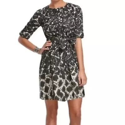 Thakoon For Target Shibori Pleated Button Down Trapeze Swing Dress Black - XS • $45