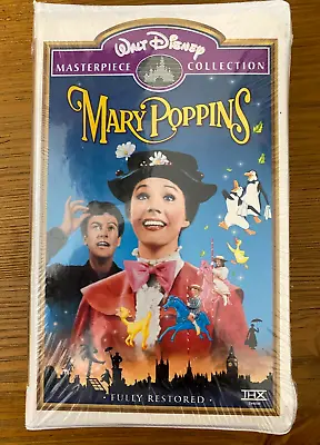 Disney Sealed New VHS Collection Mary Poppins Masterpiece Collection Clam Shell • $9.99