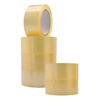 1-6-12-18-24-36-72 Rolls Clear Packing Packaging Carton Sealing Tape 2x110 Yards • $11.49