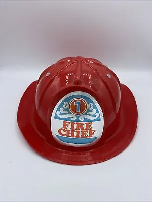 Vintage Place Toys #1 Fire Chief Child’s Toy Helmet • $24.99