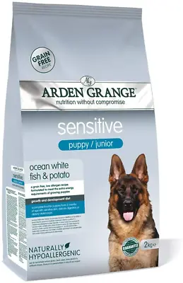 £18.28 • Buy Arden Grange Sensitive Puppy/Junior Dry Dog Food, Fish, 2 Kg