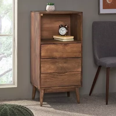 Light Oak 3-Drawer Chest | Classic Storage Solution • $365.99