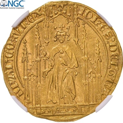 $12375 • Buy [#899722] Coin, France, Jean II Le Bon, Royal D'or, 1359, Pontivy's Hoard, NGC, 