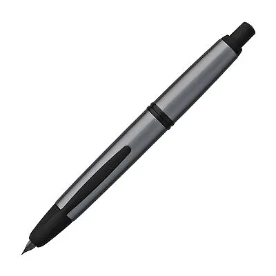 Pilot Vanishing Point Fountain Pen - Gun Metal Gray & Matte Black - 18K Medium • $168