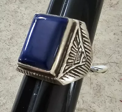 Native American Navajo Blue Lapis Lazuli Ring Sz 10 • $99