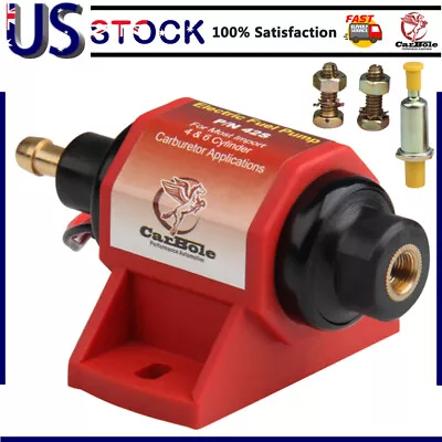 Universal 42S Gasoline 28GPH 2-3.5 PSI Low Pressure Electric Inline Fuel Pump US • $24.99