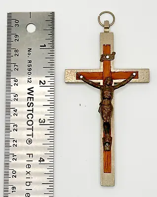 NICE Antique 4'' 1/4 PECTORAL Crucifix For Habit Rosary (nun Priest ...) • $38