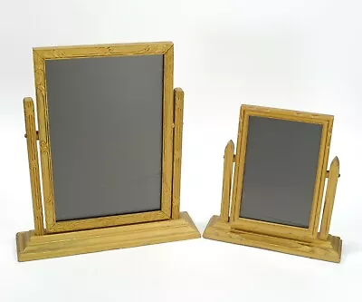 Vintage Lot Of 2 Tilt Picture Frames - Hinged Picture Frames - 7 X10  / 5 X7  • $64.99