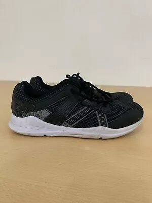 Kappa Lace Up Running Trainers - Black - UK Junior Size 6 • £14.99