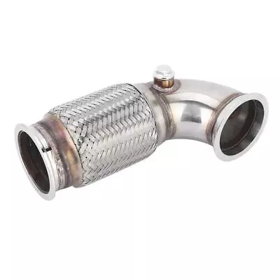 US Stock 3  V-Band Downpipe Low Profile 90 Degree W/ Flex Bellows Down-pipe 1Pcs • $84.99