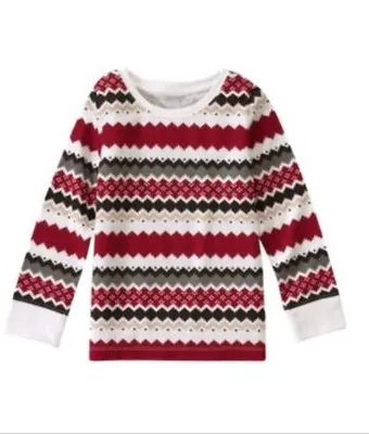 $10.99 • Buy New Gymboree Penguin Chalet Toddler Girl's Fair Isle Top Shirt Long Sleeve 3