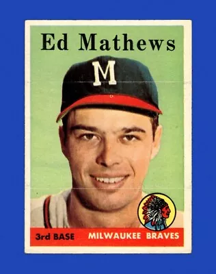 1958 Topps Set-Break #440 Eddie Mathews EX-EXMINT *GMCARDS* • $0.79