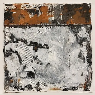 No.427 Original Abstract Modern Minimal Urban Textured Painting By K.A.Davis  • $67