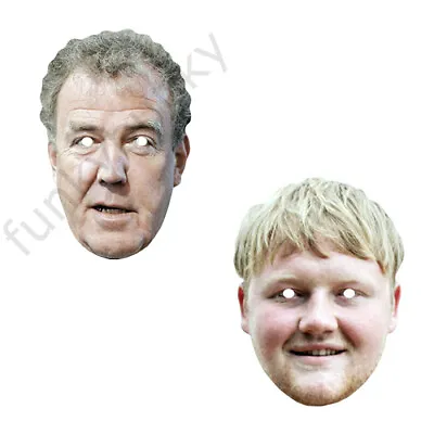 2 Pack - Kaleb Cooper & Jeremy Clarksons Farm Celebrity Card Face Masks • £3.45
