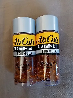 2) Ab Cuts CLA Belly Fat Formula 80 Softgels (80 X 2 = 160 Total) Exp: 04/2025+ • $29.95