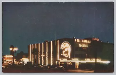 State View~Los Angeles California~Earl Carroll Theater~Vintage Postcard • $3.30