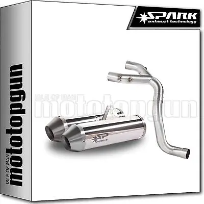 Spark Exhaust Up Round Catalytic Homologated Ducati Monster 1100 Evo 2011 11 • $1094.99