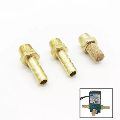 Brass Fitting Muffler Connectors For MAC Electronic Boost Control Solenoid Valve • $9.87