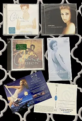 CELINE DION 4 CD LOT Japanese 3 Inch CD Single Promo Postcard Collection Pop 90s • $25