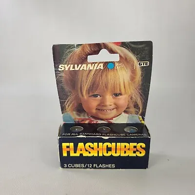 $4.95 • Buy Vintage Sylvania Flashcubes 3 Cubes 12 Flashes New In The Box