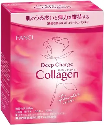 (Pack Of 3) FANCL Japan Deep Charge Collagen Powder 3.4g X 30-Stick • $150.42