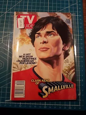 TV Guide Magazine December 8th 2001 Clark Kent Of Smallville TV-137 • $5