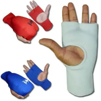 Karate Sparing Boxing Punch Karate Mitts Elasticated Gym Training Gloves MMA • £6.99